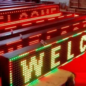 Biển led chữ chạy Bảng giá làm biển led chữ chạy tại Quảng Cáo 24H