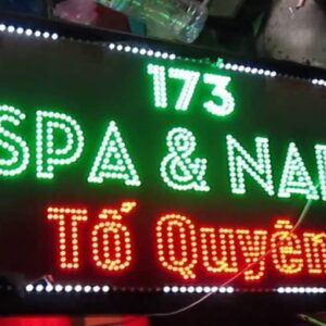Biển led vẫy spa Bảng giá làm biển led vẫy spa tại Quảng Cáo 24H