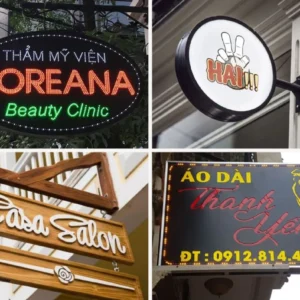 Biển vẫy quảng cáo đẹp Bảng giá làm biển vẫy quảng cáo đẹp tại Quảng Cáo 24H