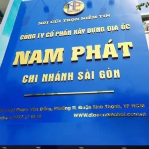 Bảng hiệu công ty bất động sản