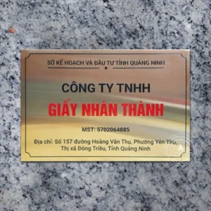 Biển tên công ty