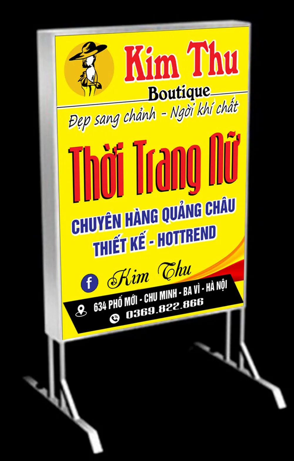 Biển vẫy giá rẻ cho shop thời trang