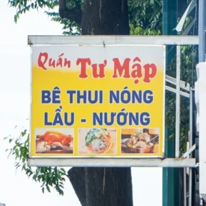 Biển vẫy lẩu nướng