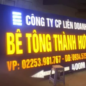 Biển công ty chữ nổi Các loại bảng công ty chữ nổi phổ biến và ứng dụng