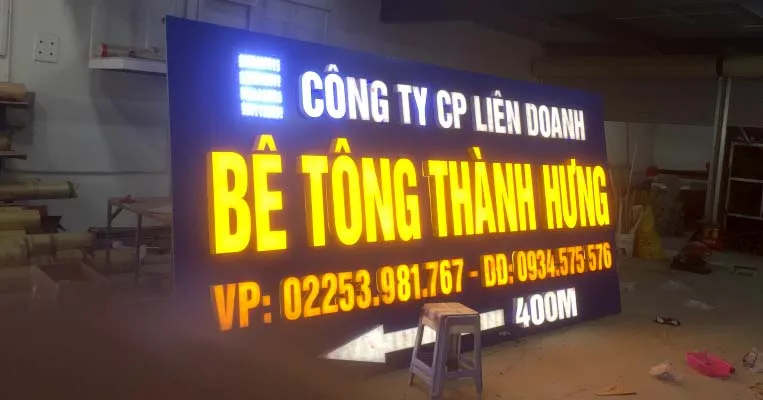 Biển công ty chữ nổi Các loại bảng công ty chữ nổi phổ biến và ứng dụng