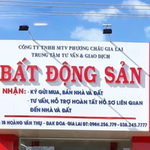 Bảng hiệu công ty bất động sản Các loại bảng hiệu công ty bất động sản phổ biến hiện nay