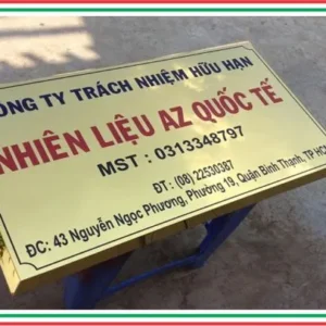Biển công ty alu Các loại biển công ty alu phổ biến tại Quảng Cáo 24H