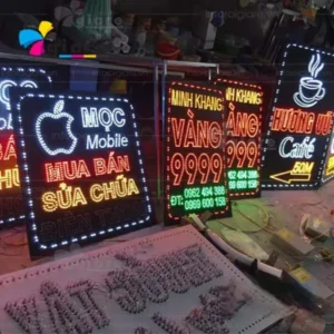 Dịch vụ làm biển led vẫy điện thoại giá rẻ tại TPHCM