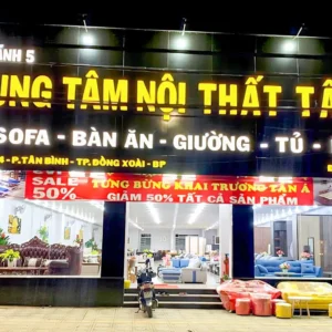 Bảng hiệu công ty nội thất Quy trình làm bảng hiệu công ty nội thất tại Quảng Cáo 24H