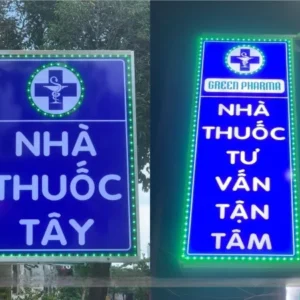 Biển led nhà thuốc Quy trình làm biển led nhà thuốc tại Quảng Cáo 24H