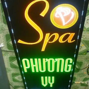 Biển led vẫy spa Ưu điểm khi sử dụng dịch vụ làm biển led vẫy spa tại Quảng Cáo 24H