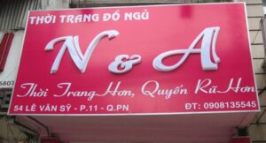 Mẫu Biển Quảng Cáo Shop Thời Trang Đẹp Hút Khách