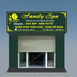 Bảng hiệu spa Các loại bảng hiệu spa phổ biến tại Quảng Cáo 24h