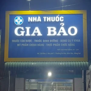 Bảng hiệu nhà thuốc Cac mau bang hieu nha thuoc nay thuong mang den cam giac dang tin cay chuyen nghiep va gan gui 3