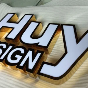 Chữ inox Chữ inox bạc là loại phổ biến nhất và được sử dụng rộng rãi trong các ứng dụng quảng cáo