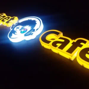 Chữ nổi Chữ nổi hắt chân là loại biển hiệu tạo hiệu ứng ánh sáng phía sau chữ