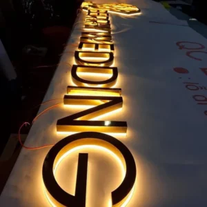 Chữ Nổi Led Hắt Sáng Chân Dịch vụ làm Chữ Nổi Led Hắt Sáng Chân lấy liền