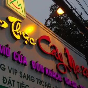 Làm bảng hiệu Dịch vụ làm bảng hiệu quán nhậu giá rẻ tại tphcm
