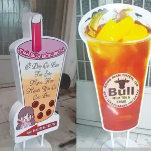 Bảng hiệu trà sữa Dịch vụ làm bảng hiệu trà sữa lấy liền tại Quảng Cáo 24h