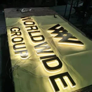 Chữ inox Dịch vụ làm chữ inox lấy liền hoặc gấp có thể sẽ tính phí cao hơn