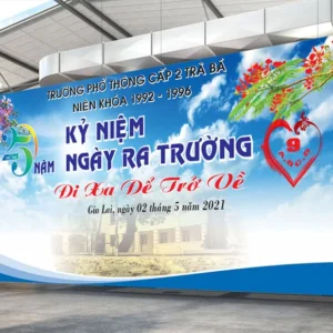 In backdrop In backdrop sự kiện công ty là sản phẩm phổ biến nhất tại Quảng Cáo 24h