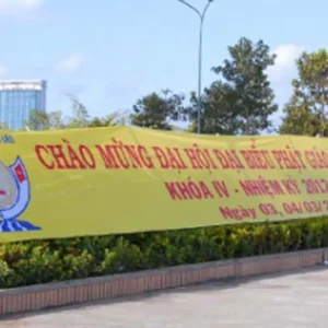 In băng rôn Dịch vụ in băng rôn gần đây của Quảng Cáo 24h