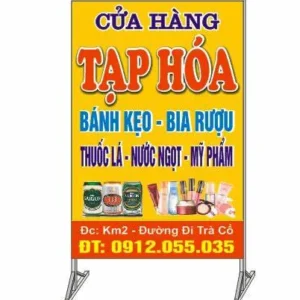 Mẫu bảng hiệu quán tạp hóa đẹp rẻ