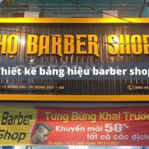 Biển quảng cáo barber shop Mau bien quang cao barber shop dep 1