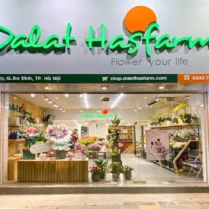 Biển quảng cáo shop hoa Mẫu biển quảng cáo shop hoa đẹp alu chữ nổi với độ tương phản cao
