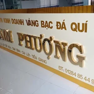 Chữ Alu Mẫu chữ alu được thiết kế gia công đẹp