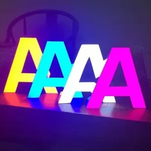 Chữ nổi mica đèn led Quảng Cáo 24h cam kết mang đến dịch vụ làm chữ nổi mica đèn led lấy liền