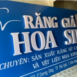 Quảng Cáo 24h cung cấp dịch vụ làm chữ nổi alu lấy liền với thời gian sản xuất nhanh chóng