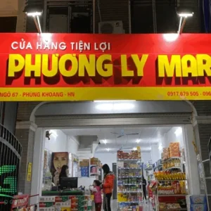 Quy trình thiết kế và thi công bảng hiệu tạp hóa chuyên nghiệp