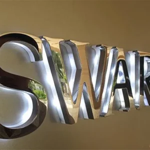 Chữ inox hắt sáng chân Thiết kế chữ inox hắt sáng chân là một quy trình đòi hỏi sự tỉ mỉ, chính xác và óc thẩm mỹ cao