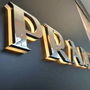 Chữ inox Chữ inox LED hắt chân