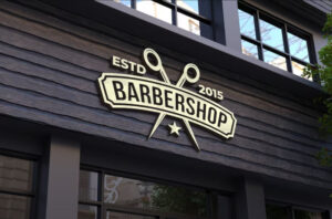 Mẫu Bảng Hiệu Barber Shop Đẹp